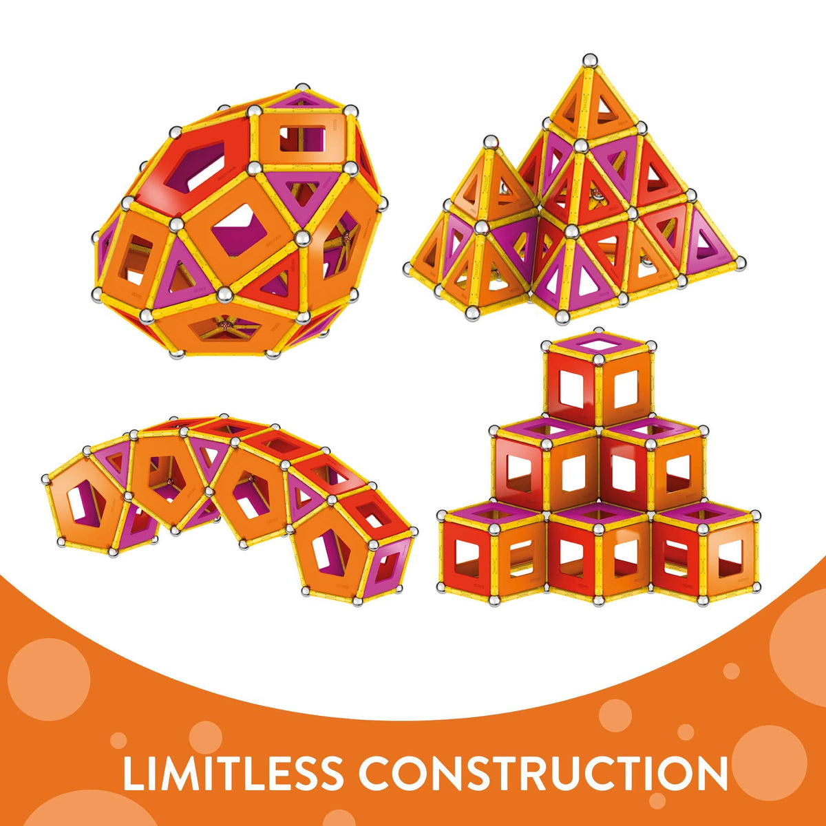 Geomag Classic Panels 200-Piece Magnetic Building Set - product photo