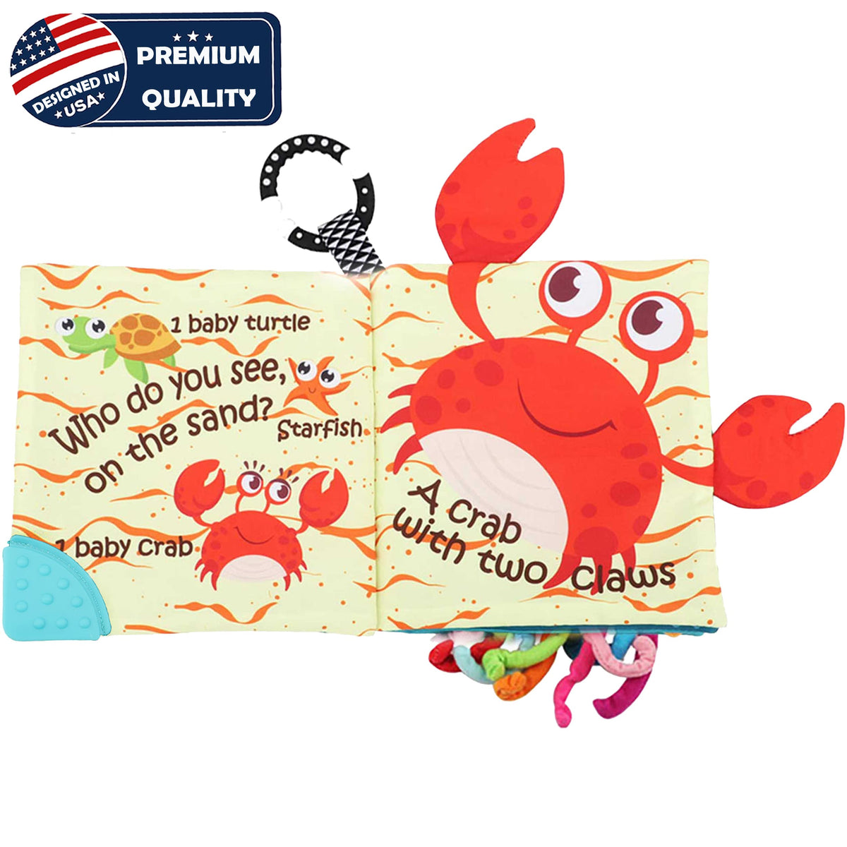 Ocean Adventure Crinkle Book & Teether