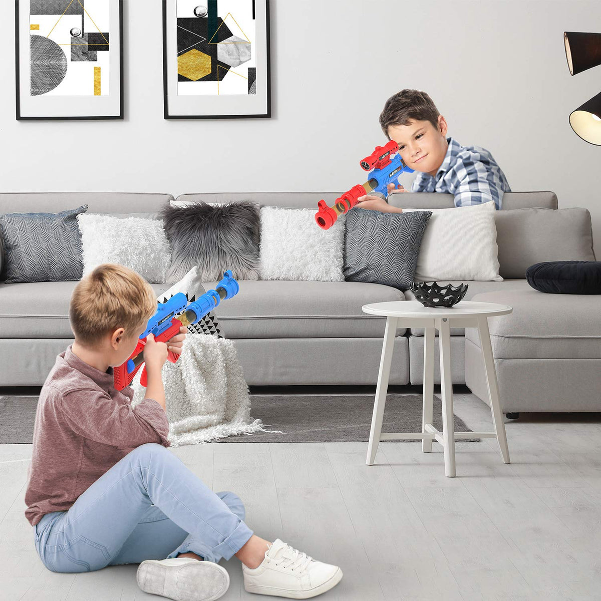 Family Foam Shooting Game Toy, Nerf Toys Compatible