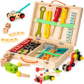 Little Builder Wooden Tool Set STEM Construction Workshop