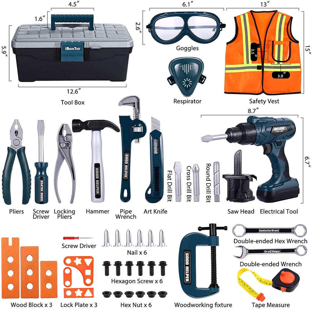 Junior Builder 43-Piece Tool Workshop