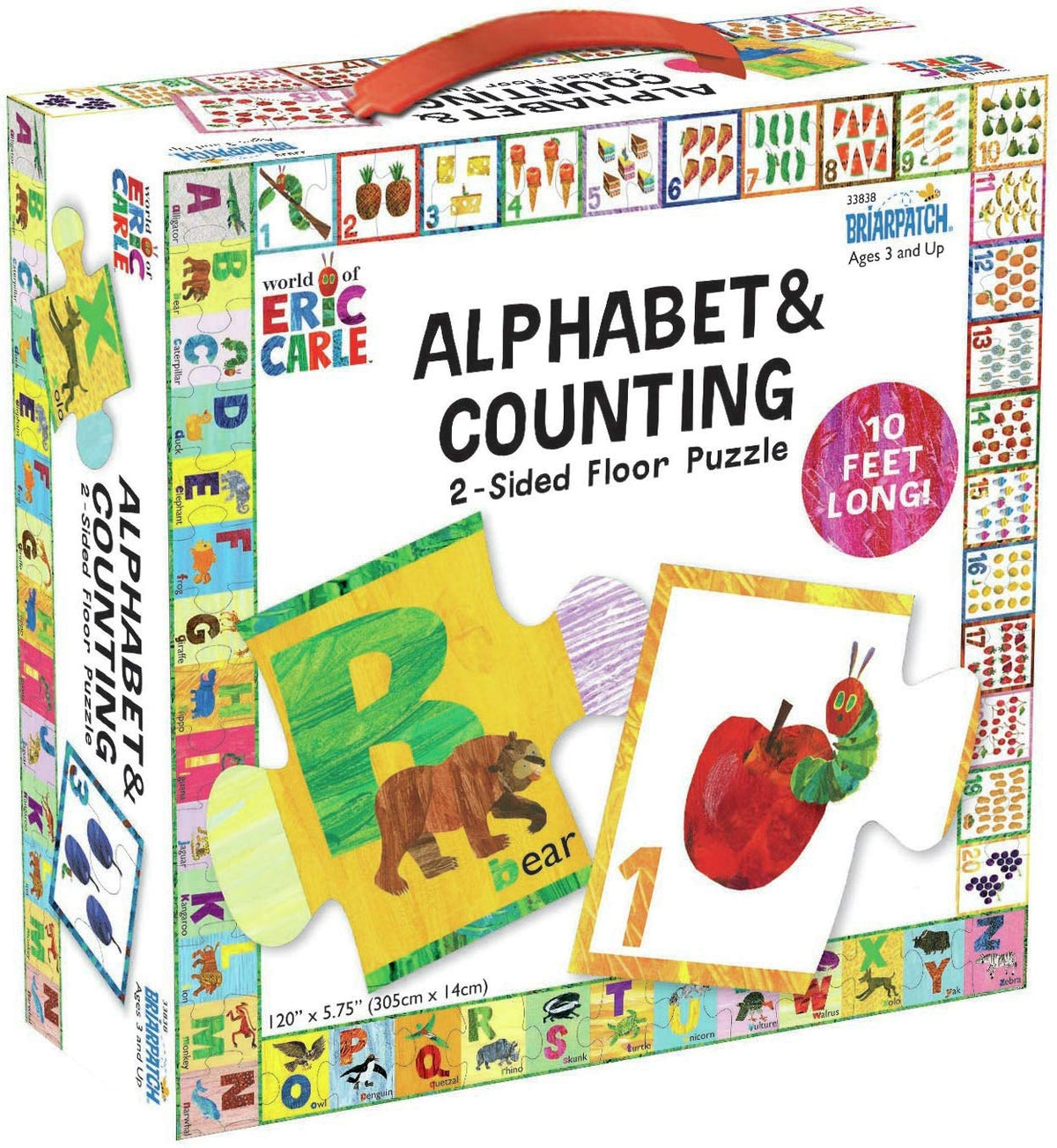 2-Sided ABC & Counting Floor Puzzle with 26 Giant Pieces