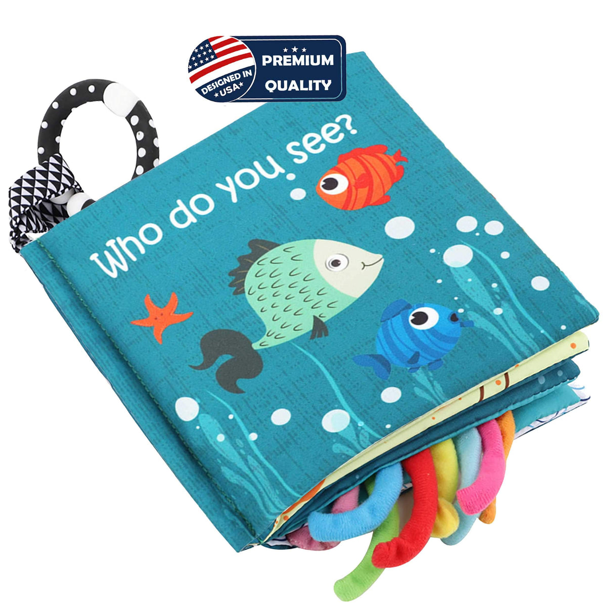 Ocean Adventure Crinkle Book & Teether