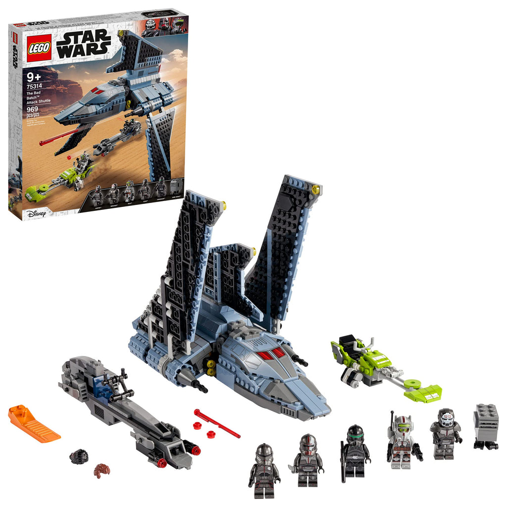 LEGO Star Wars The Bad Batch Attack Shuttle, 969 Pieces, Ages 9+