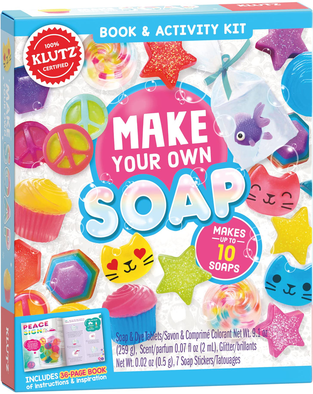 Build a Soap Science Kit, Make Up to 10 Soaps, Ages 6–15