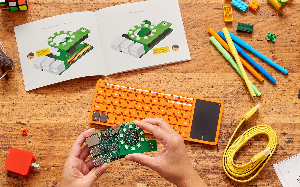 Kano Computer Kit with Raspberry Pi 3, 100+ Coding Challenges