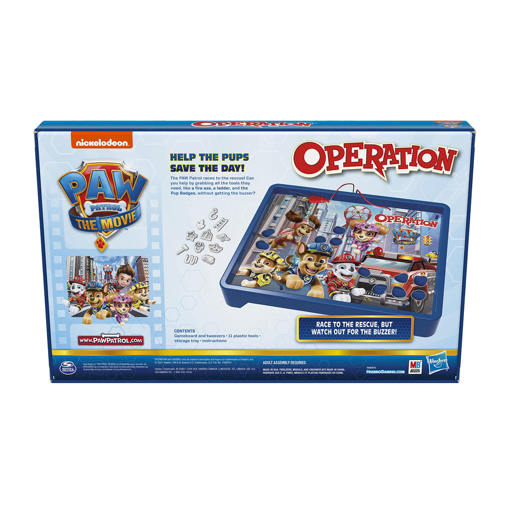 Hasbro Operation: PAW Patrol The Movie Board Game
