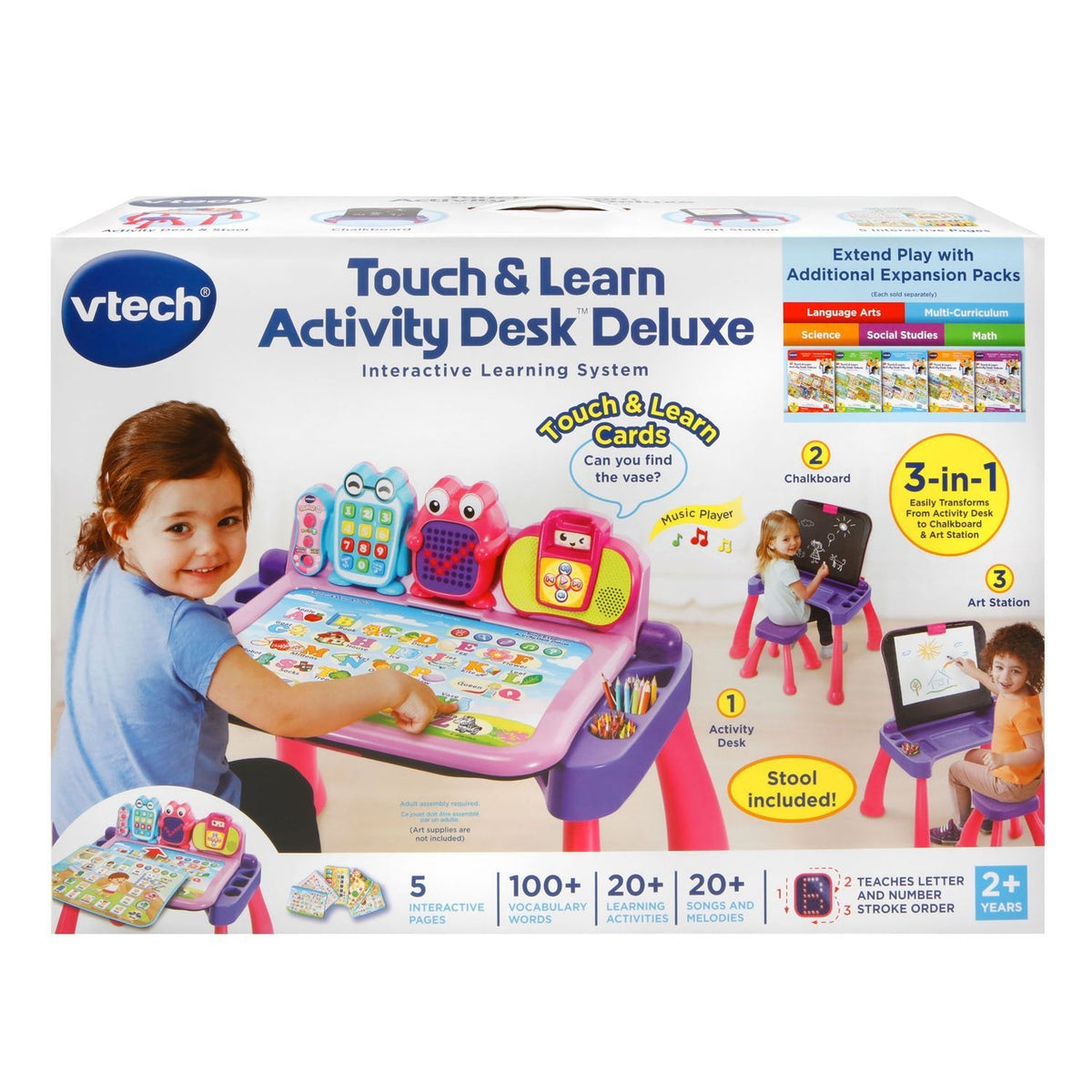 VTech Touch & Learn Activity Desk Deluxe retail box