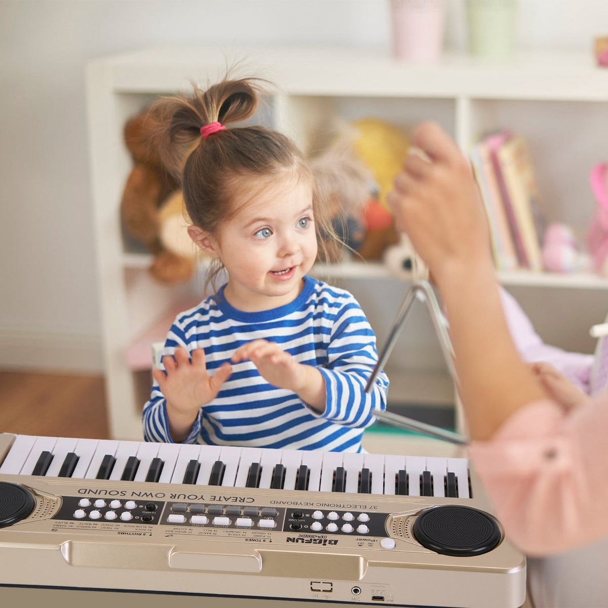 Tiny Tunes 37-Key Keyboard with Microphone