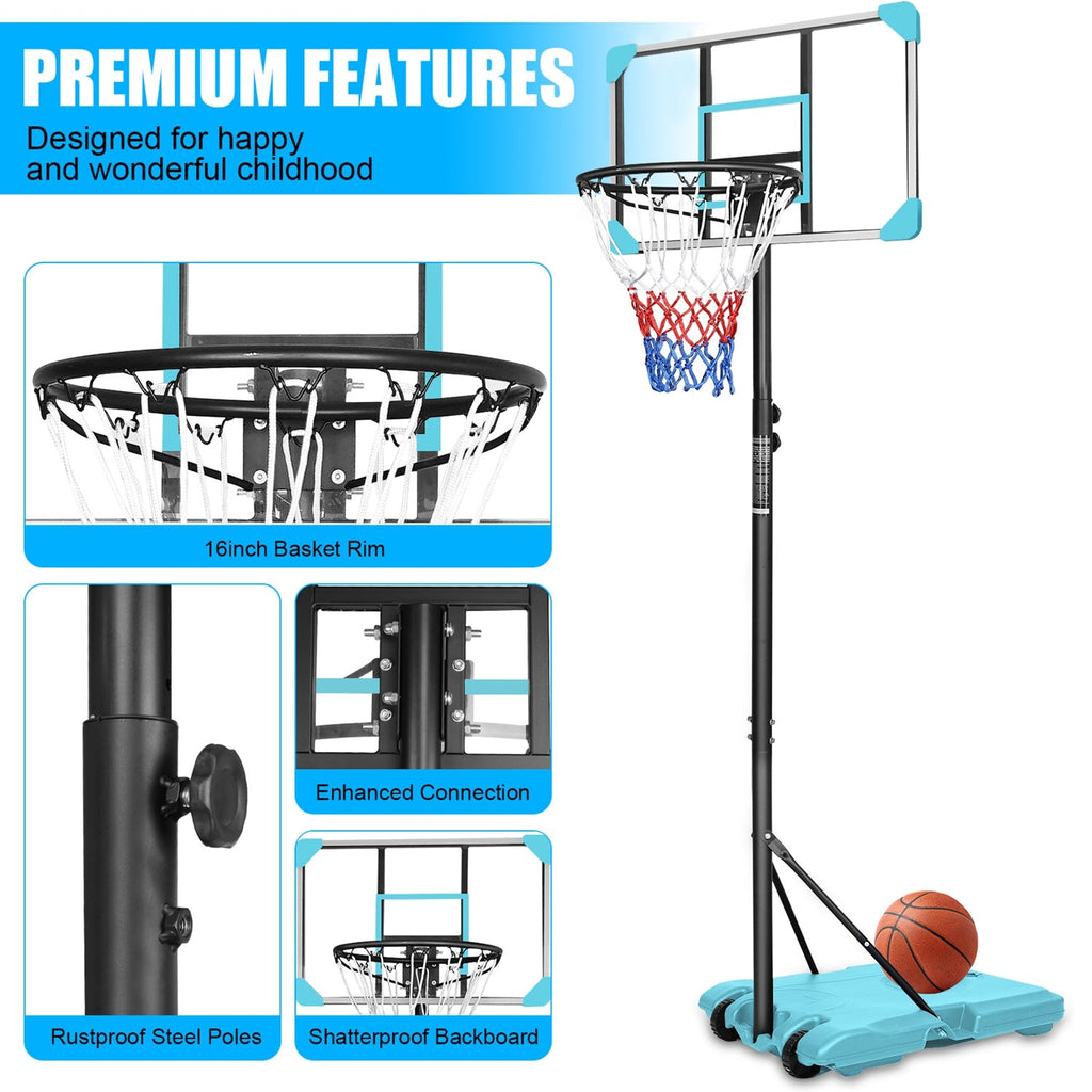 Hoop Heroes Adjustable Basketball Hoop