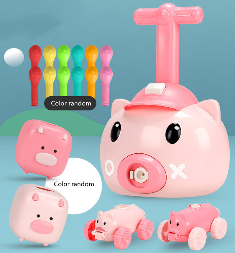 Piggy Balloon Car Playset
