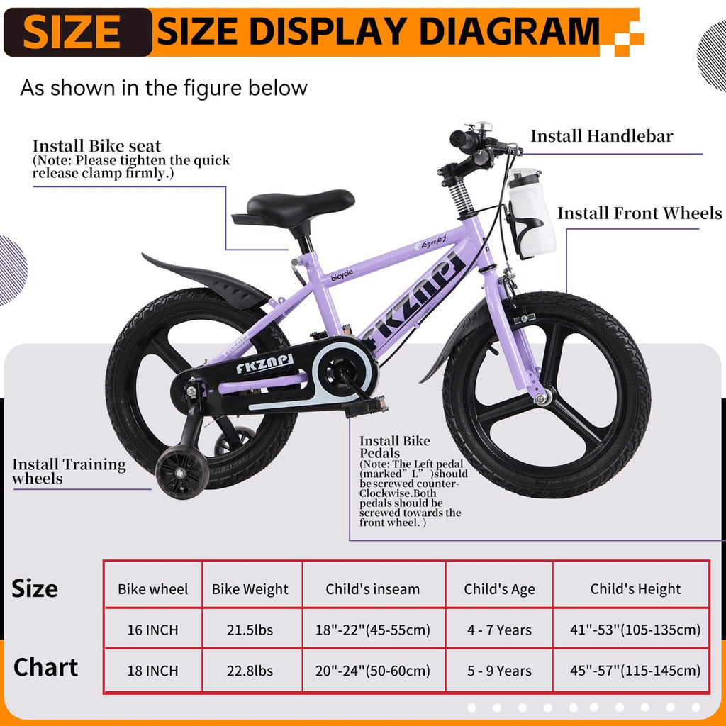 Little Explorer Bike with Training Wheels