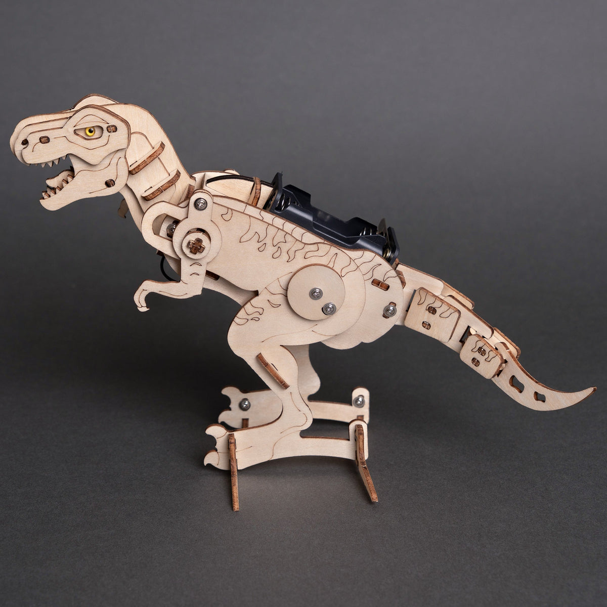 Sound-Activated T-Rex Robot STEM Kit by Kitsville, image 1 of 7