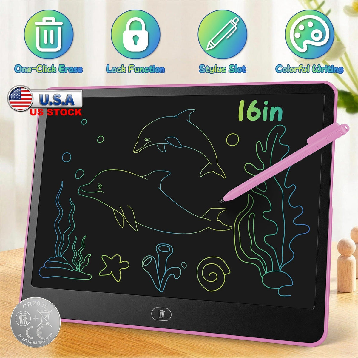 Doodle Dreams LCD Writing Tablet