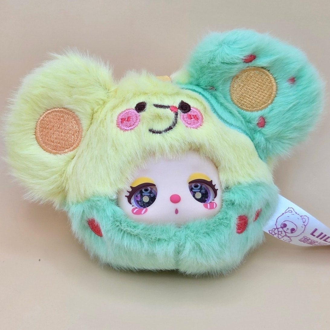 Liila's Garden Tea Party Mini Figure — Green Plum Mouse — product photo 1 of 3