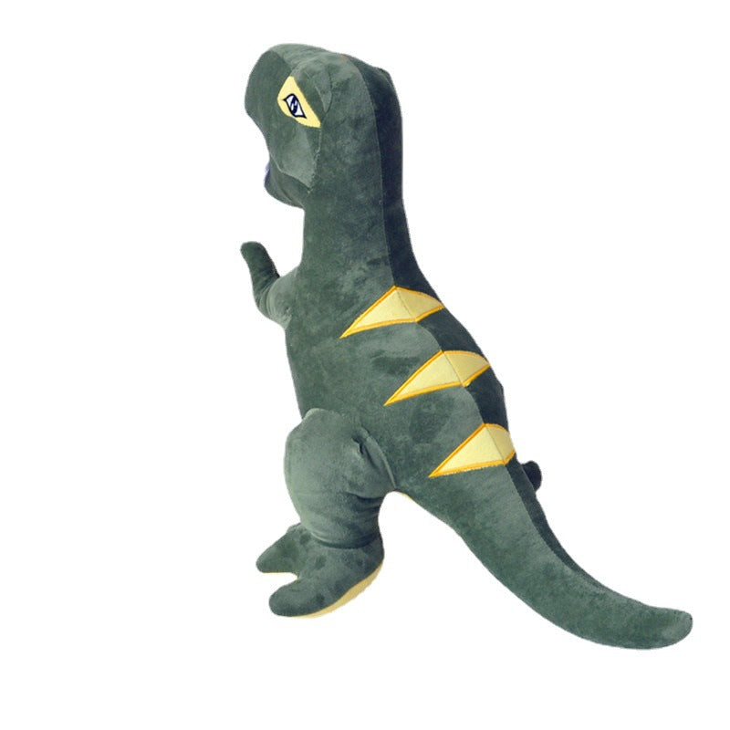 The dinosaur plush with reversible sequins in playful arrangement