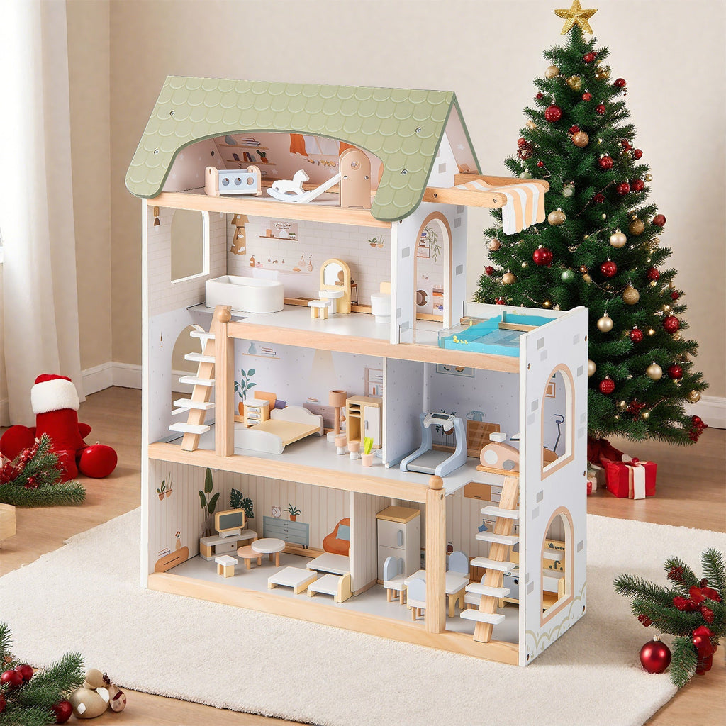 Garden Cottage Dollhouse — 33 Accessories