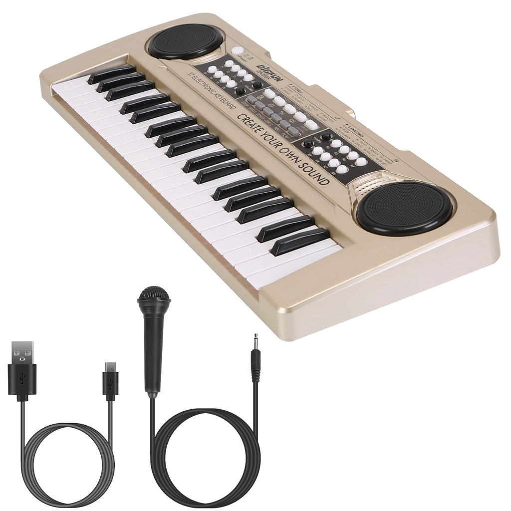Tiny Tunes 37-Key Keyboard with Microphone