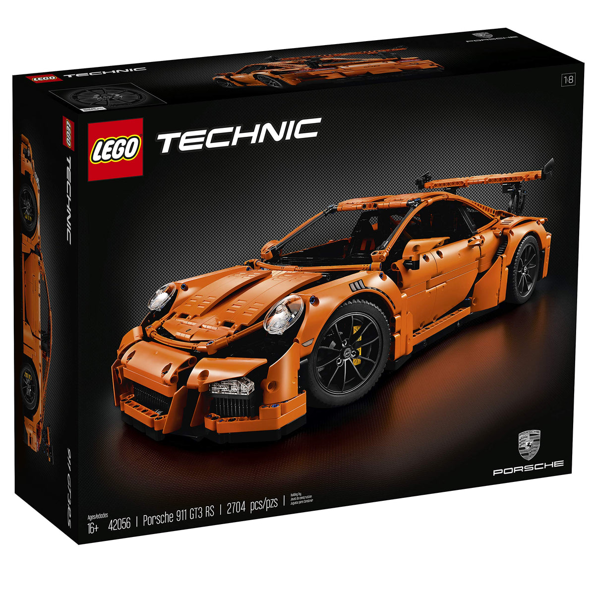 LEGO Technic Porsche 911 GT3 RS Model Car Set (42056), 2,704 Pieces