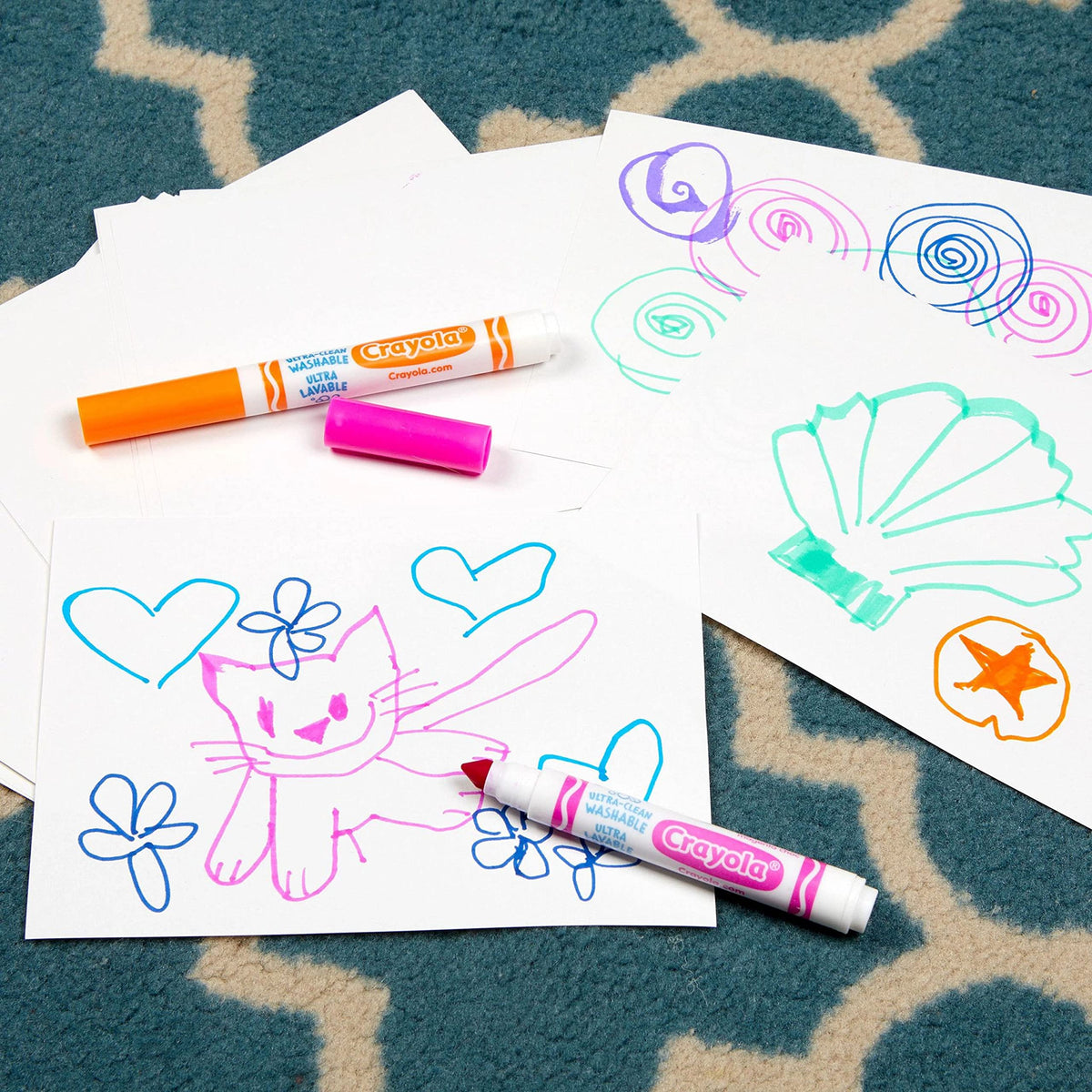 Crayola Double Doodlers 64-Count Washable Marker Set