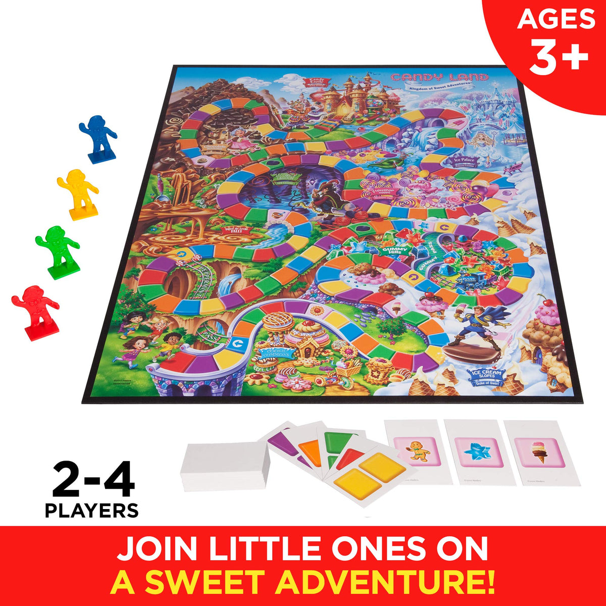Hasbro Candy Land Kingdom of Sweet Adventures Board Game