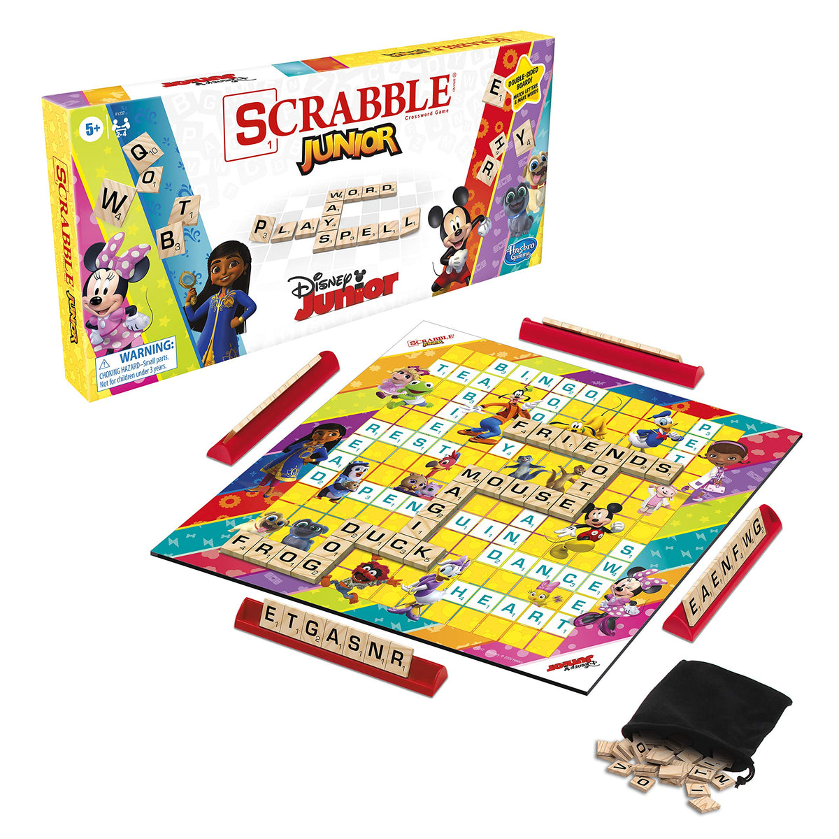 Letters & Words Crossover Board Game with Disney Junior Characters