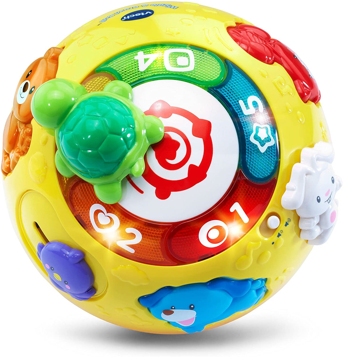 Interactive Baby Learning Ball with 6 Animal Buttons & 45+ Sounds - product photo