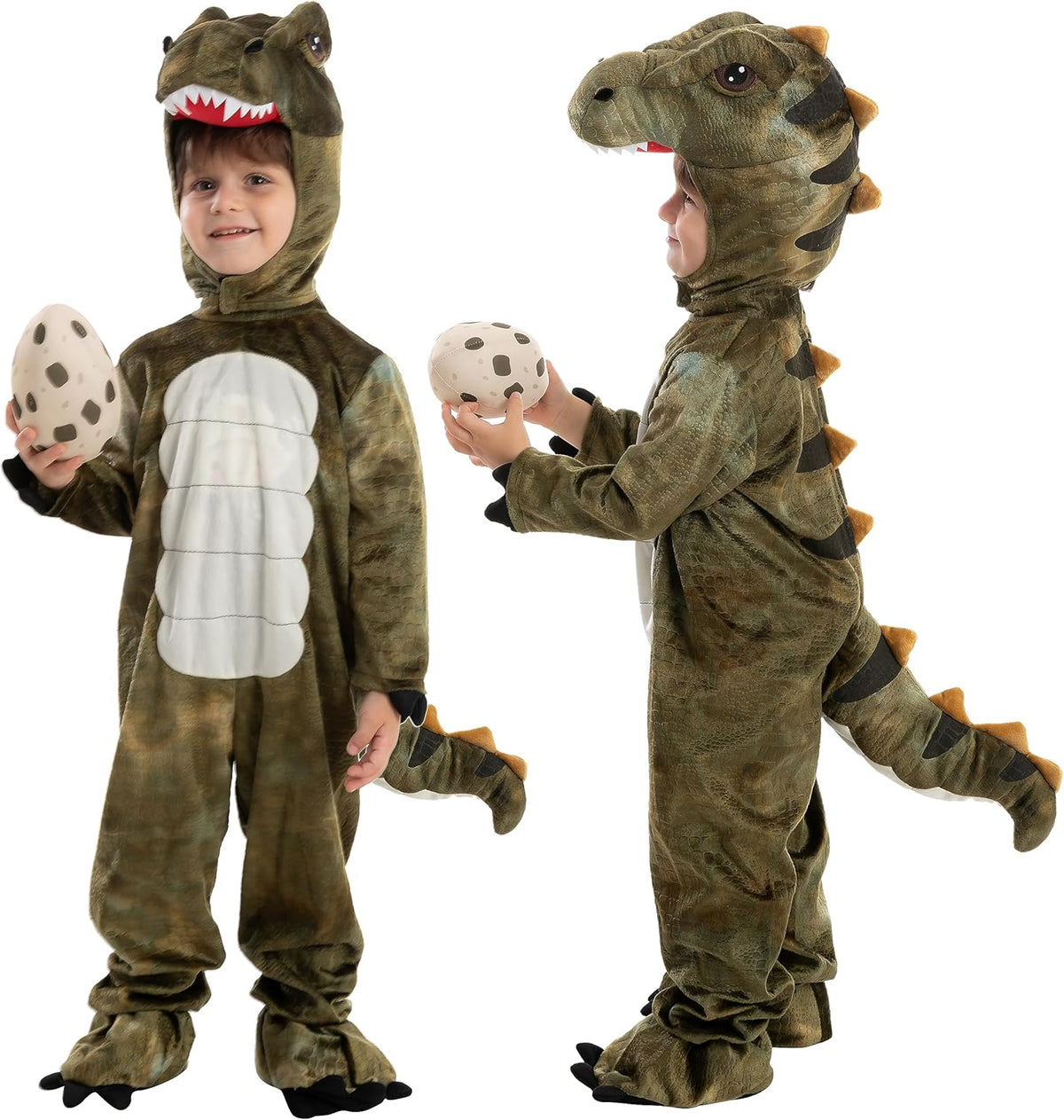 T-Rex Dinosaur Costume with Egg — product photo 1 of 8