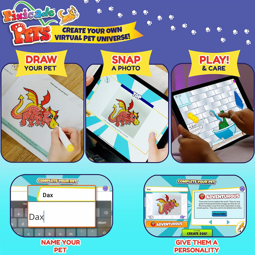 Playable Drawings Creative Game, Turn Art into Video Games, Ages 6–10