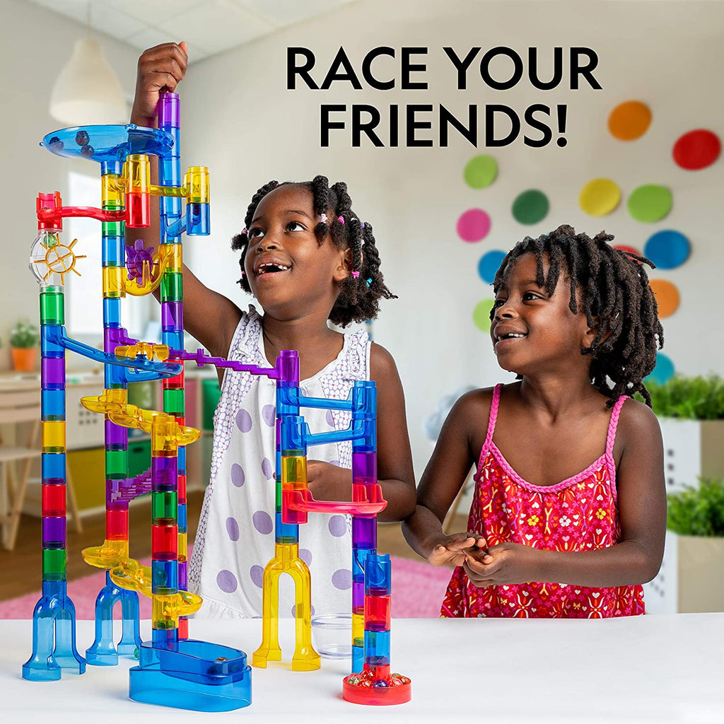 STEM Rainbow Marble Run