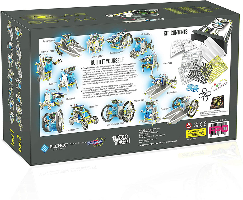 14-in-1 Solar Robot Building Kit