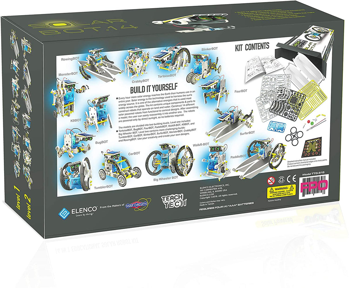14-in-1 Solar Robot Building Kit