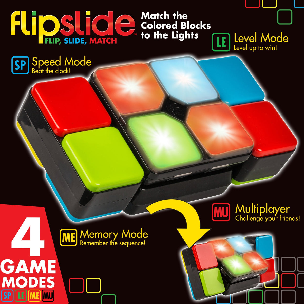 Flipslide Electronic Handheld Puzzle Game by Moose Toys
