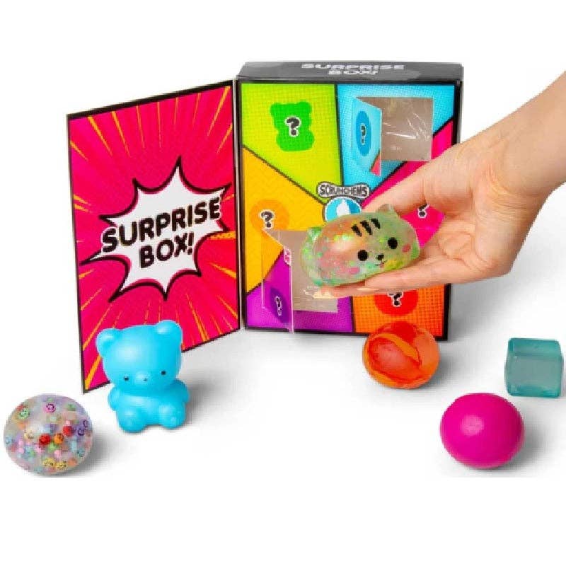Scrunchems Surprise Box, 6 Sensory Squishy Fidget Toys