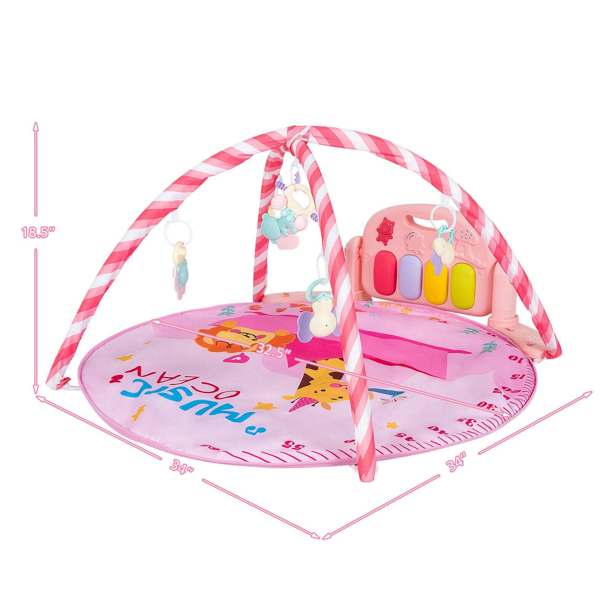 Tiny Tunes Piano Baby Play Gym