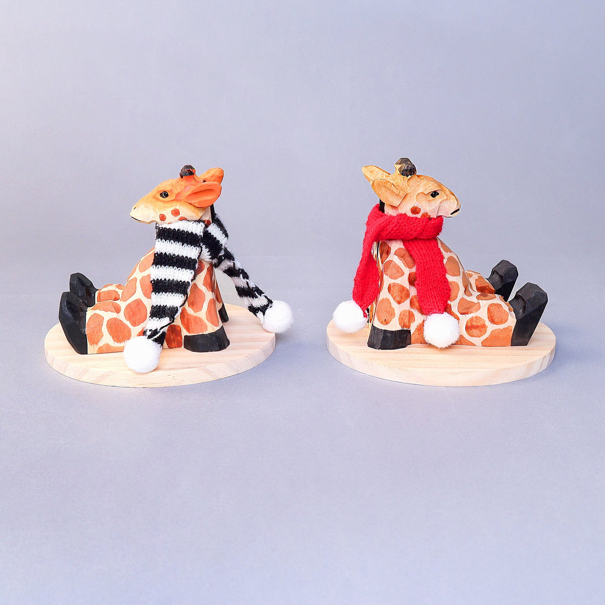 Paint Your Own Wood Carved Giraffe DIY Painting Kit by Kitsville, image 11 of 11