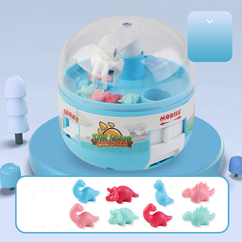 The mini dinosaur claw machine arcade game shown in detail