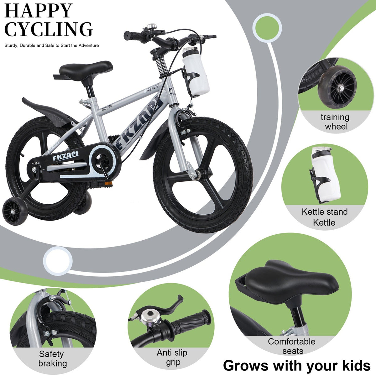 Little Explorer Bike with Training Wheels