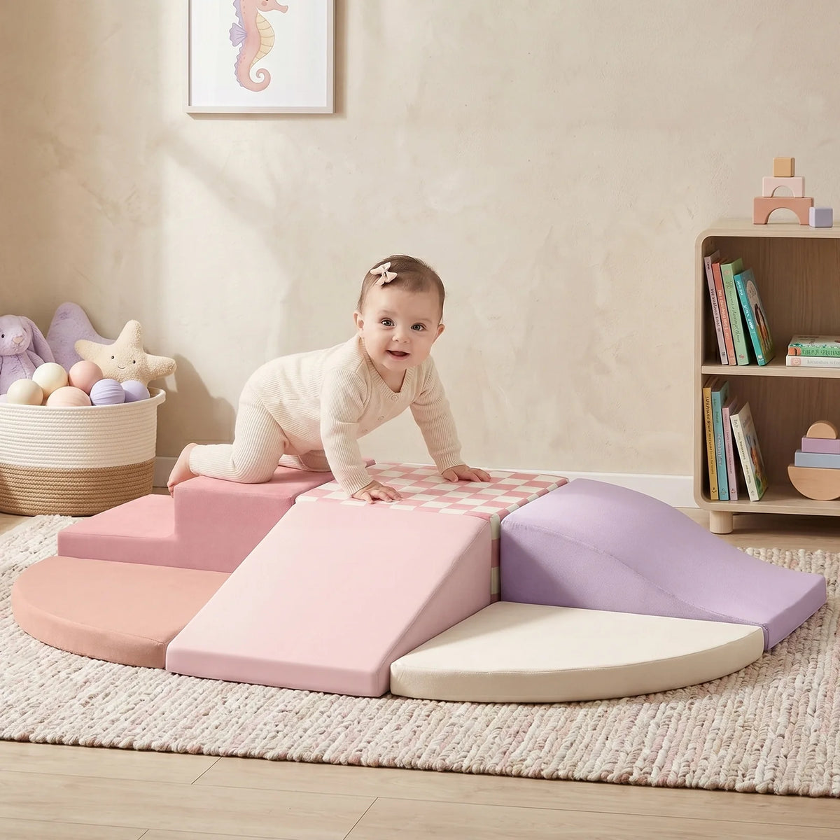 Tiny Land PlayNest Climbing Blocks - Violet — product image 1 of 12