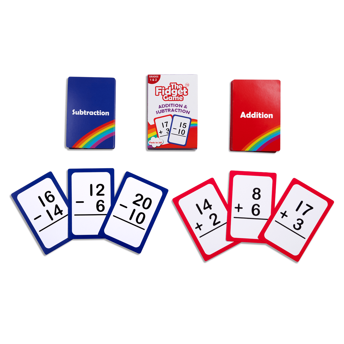 Grade 1 & 2 Addition & Subtraction Card Pack - Maven Couture Inc