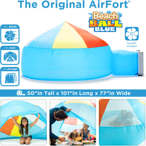 Beach Ball Blue AirFort Play Fort