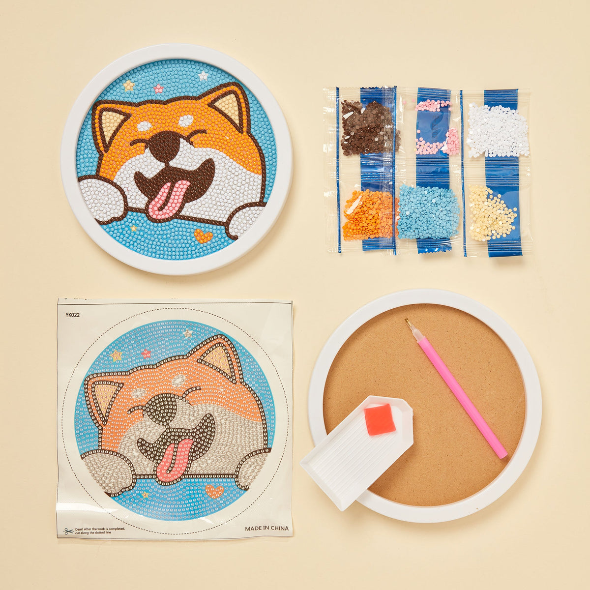 Diamond Art Kit for Kids by Kitsville, image 4 of 11