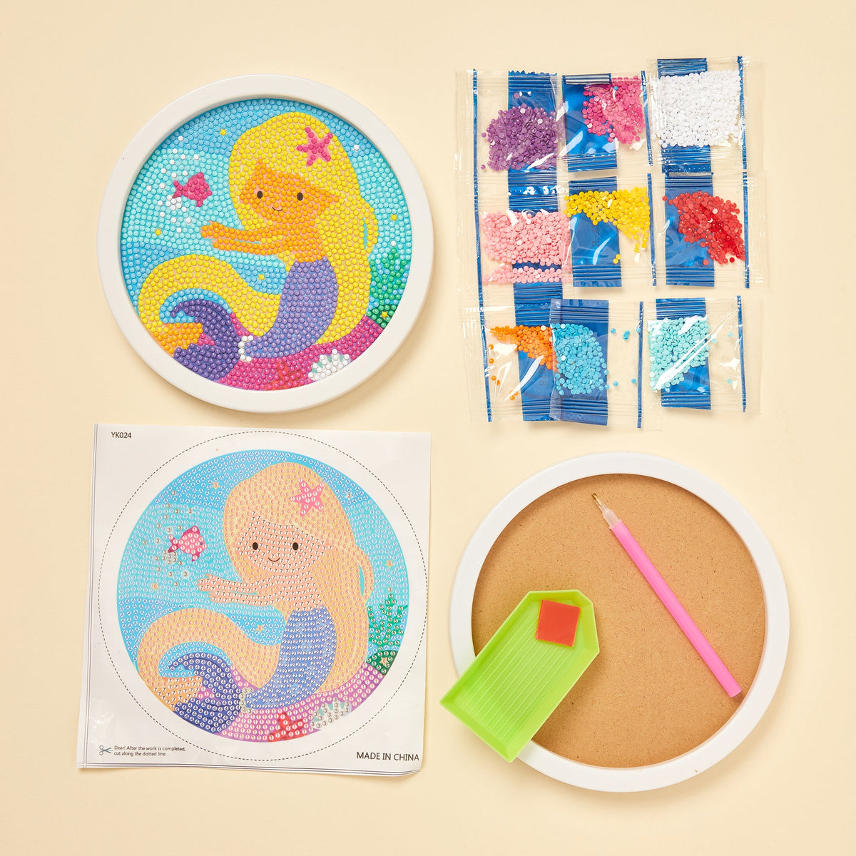 Diamond Art Kit for Kids by Kitsville, image 6 of 11