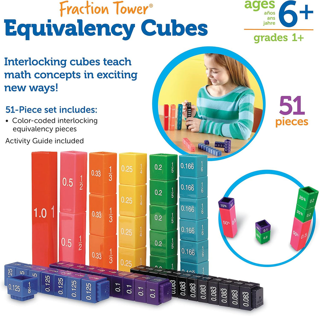 Stack & Compare Fractions Tower