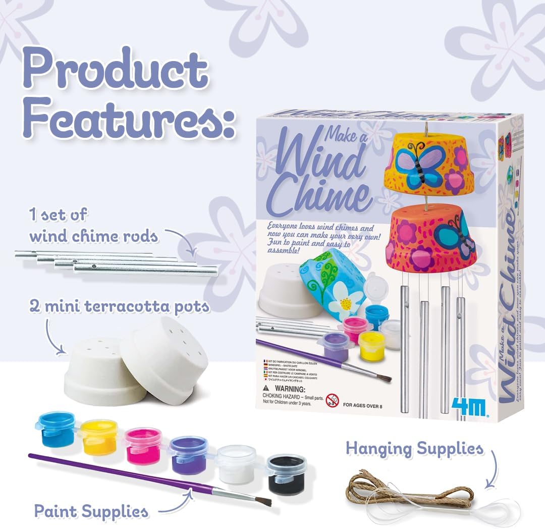 Paint & Play DIY Wind Chime Craft Kit