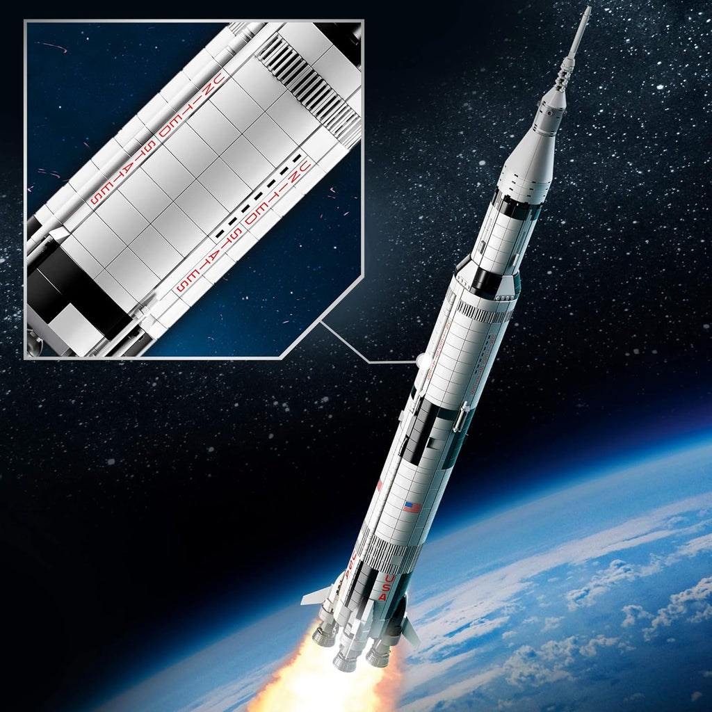 LEGO NASA Apollo Saturn V Rocket — 1,969 Pieces