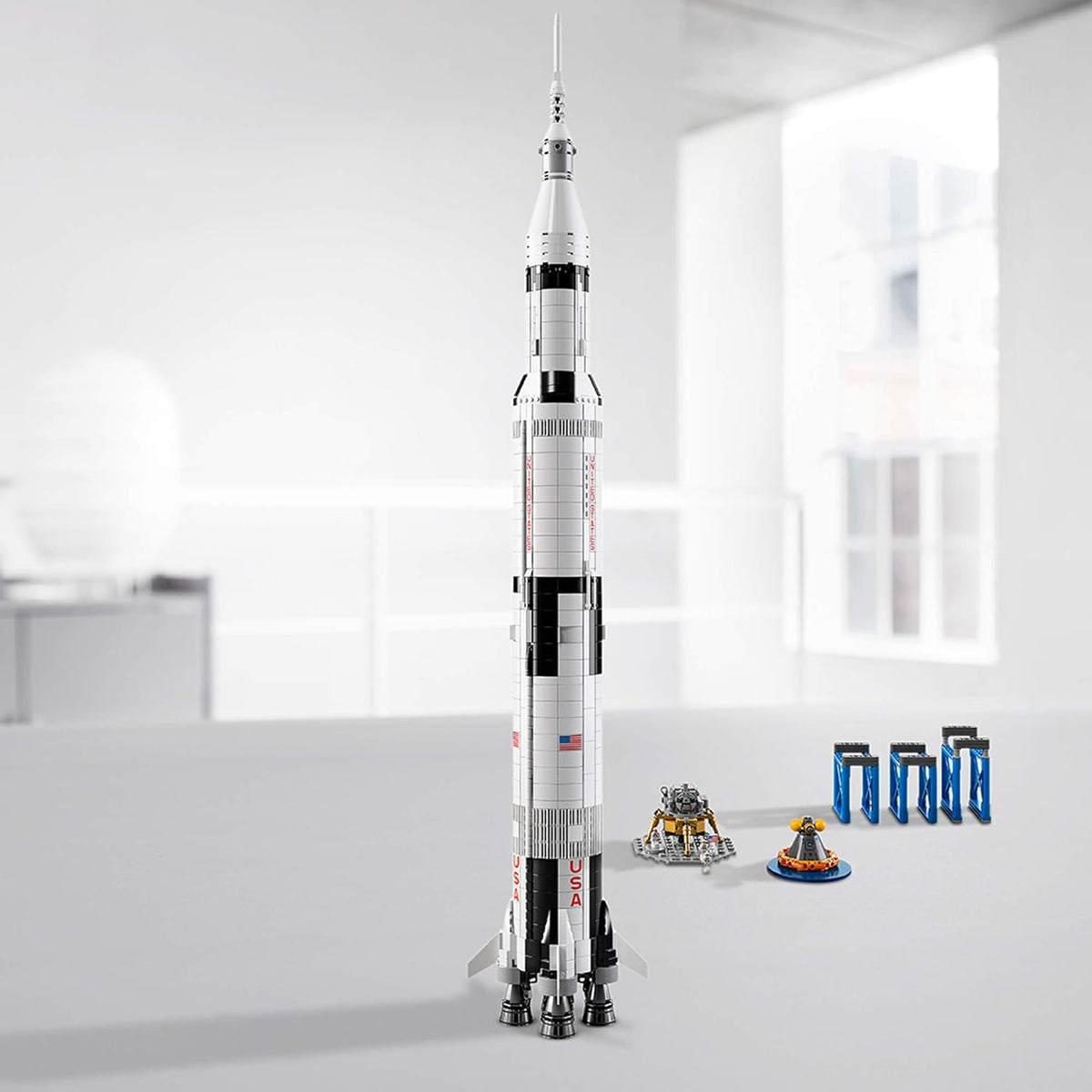 LEGO NASA Apollo Saturn V Rocket — 1,969 Pieces