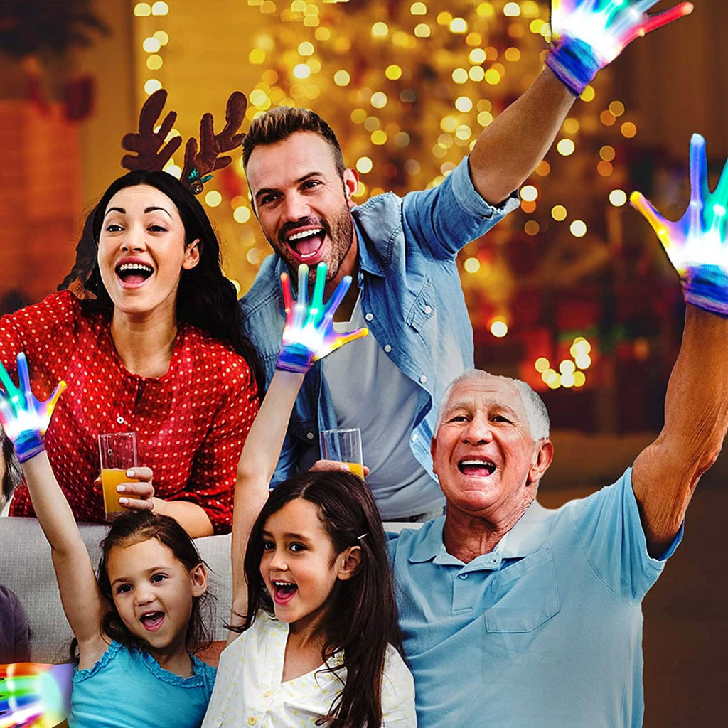 Kids' LED Light-Up Finger Gloves