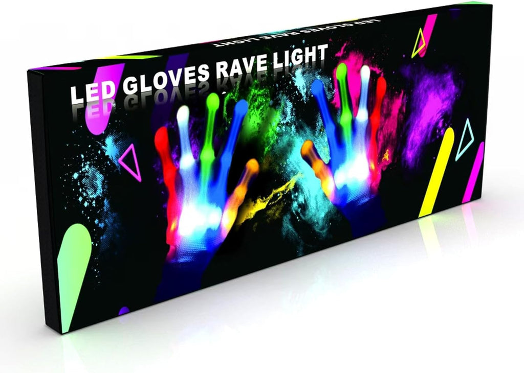 Kids' LED Light-Up Finger Gloves