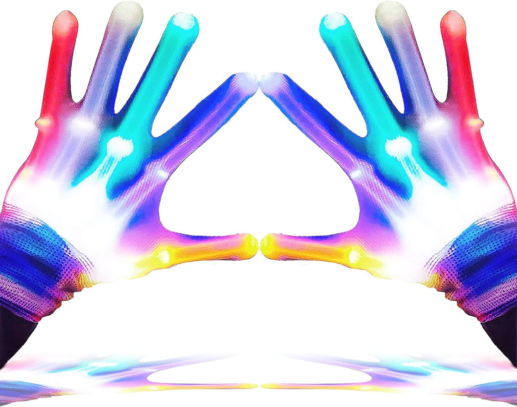 Kids' LED Light-Up Finger Gloves
